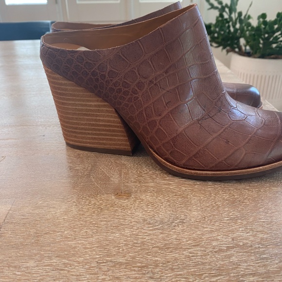 KORK-EASE Challis Heeled Mule with Sculpted Chunky Heel Sz 7.5 - Picture 4 of 8